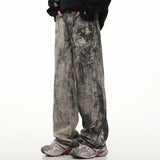 Distressed Gothic Punk Baggy Jeans