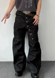 American Style High Waist Classic Denim Jeans