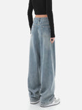 Wide Leg Baggy Denim Pants