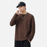 Cozy Winter Logo Solid Color Long Sleeve T-Shirt
