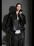 Women Luxury PU Leather Jacket