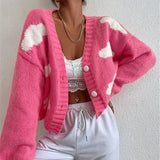 Women Casual Comfort Cloud Knitted Cardigan