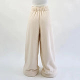 Breathable Wool Wide Leg Sweatpants