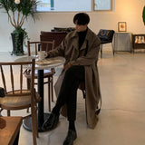 Long Loose Windbreaker Coat