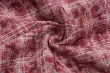 Woven Plaid Long Sleeved T-Shirt