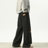 Y2K Streetwear High Quality Embroidered Striped Jeans