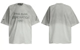 Stylish Y2K Grunge Graphic Tie Dye Ripped T-Shirt