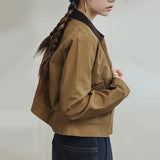 Vintage Khaki Detroit Workwear Jacket
