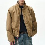 Casual Retro Tough Guy Workwear Jacket