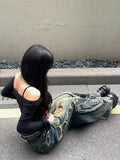 Grunge Distressed Denim Jeans