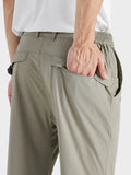 Loose Straight Mid-waist Pants