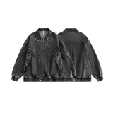 Versatile Streetwear Oversized Hip Hop Denim Jacket