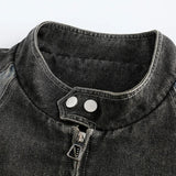 Racing Motorcycle Denim Jacket