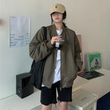 Windbreaker Y2k Oversized Bomber Jacket