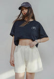 Women Casual Retro Denim Short