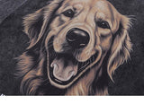 Smiling Golden Retriever Graphic T-shirt