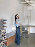 Wardrobe Staple Floral High Waist Wide Leg Jeans