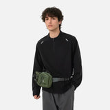 Reflective Half-Zip Sun Proof Long Sleeve T-Shirt