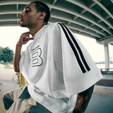 Y2K Infinity Color Block Sports T-Shirt
