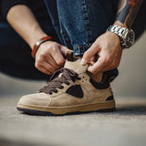 Breathable Color Block Chunky Sole Sneakers