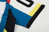 Chic Patchwork Mesh Jersey Hip Sport T-Shirt