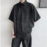 Streetwear Casual Floral Japanese Style Loose Fit Shirt