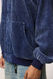 Vintage Zip-up Washed Hoodie