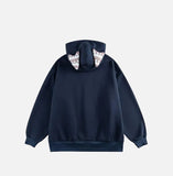 Cute Loose Cat Ear Casual Hooded Sweatshirt