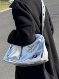 Luxury Black Aesthetic Leather Hand Bag