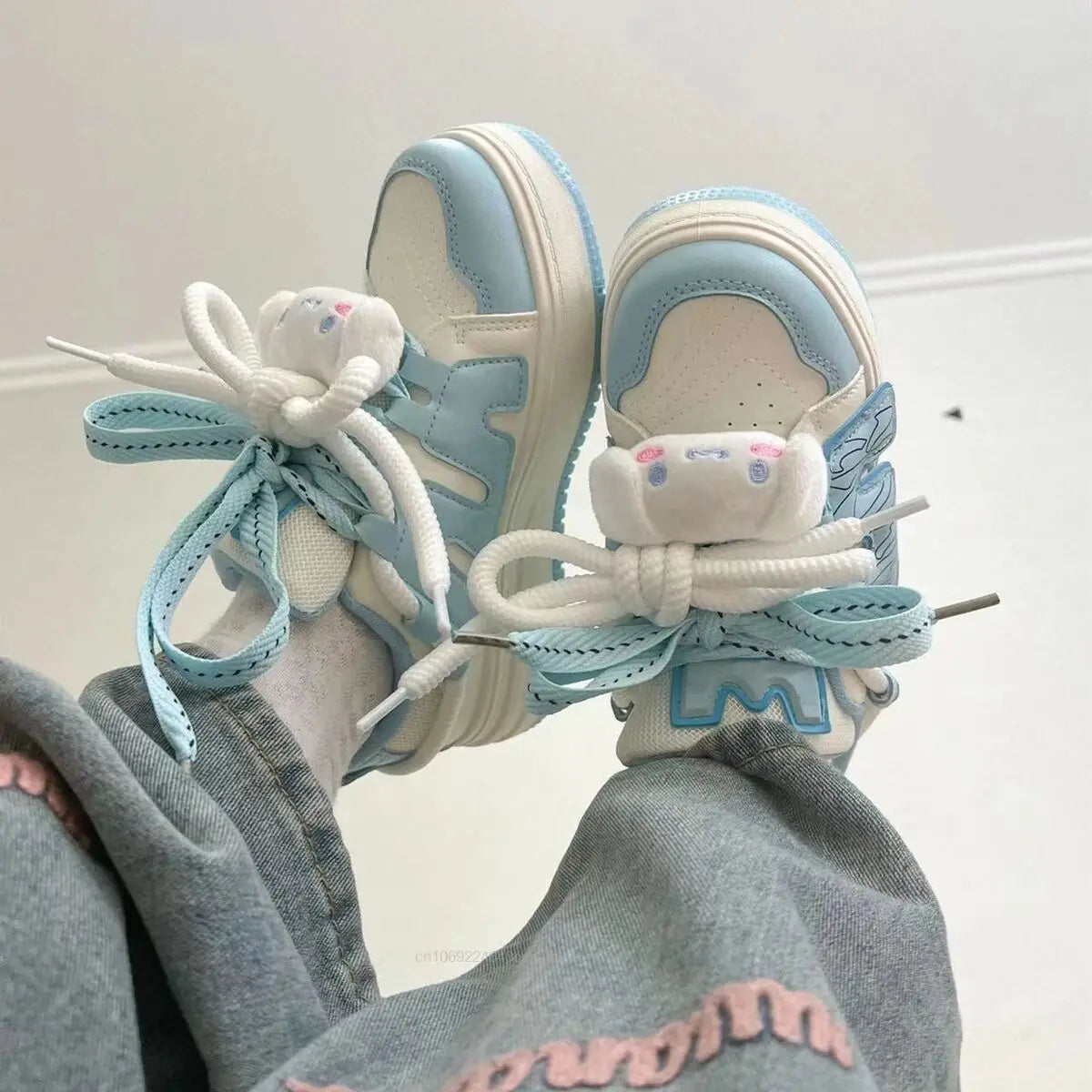 Aesthetic Women Cute Thick Sole Sneaker