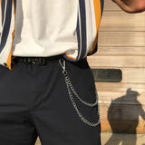 Punk Style Pendant Metal Waist Chain