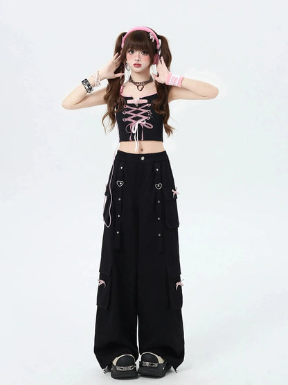 Sweet Cool High Waist Cargo Pants