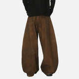 American Style Washed Brown Distressed Jeans