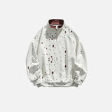 Streetwear Hip Hop Loose Half Zipper Sweatshirt
