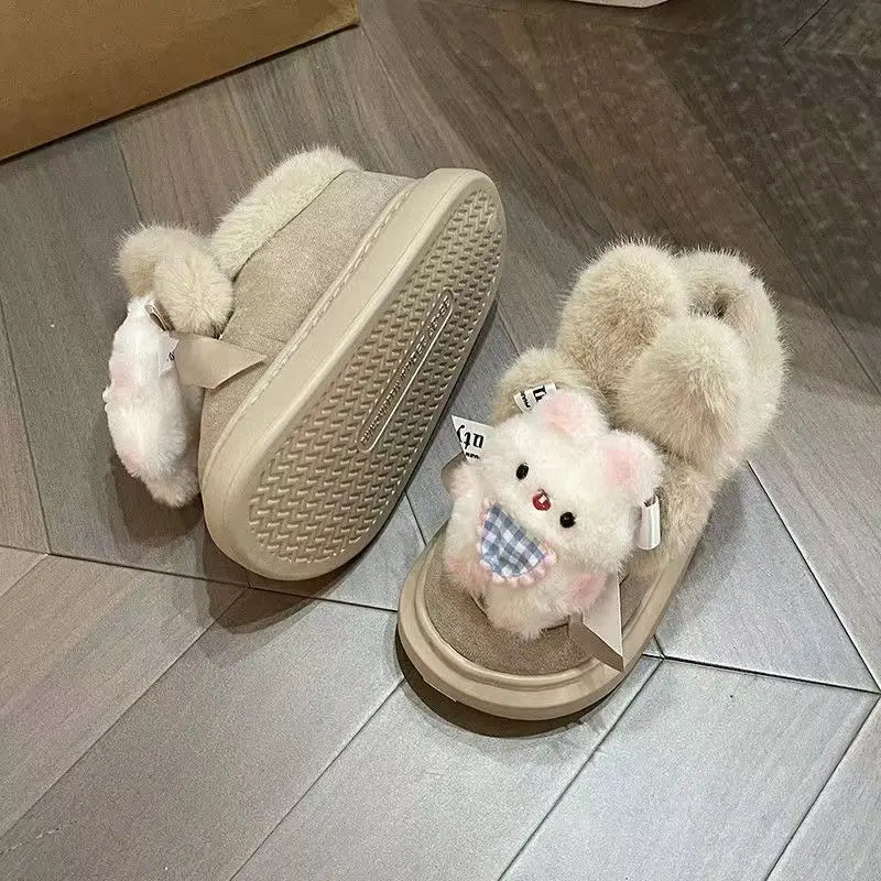Cozy Warm Suede Ankle Shoes