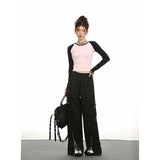 Y2k Contrast Color Women's T-shirt