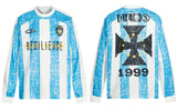Elevated Tie Dye Mesh Striped Long Sleeve T-Shirt