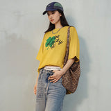 Casual Clover Print Short Sleeve T-Shirt