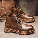 Exquisite Versatile High Leather Boots