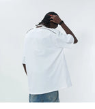 Oversized Sports O-neck T-shirt