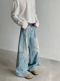 Iconic Blue Washed Baggy Denim Jeans