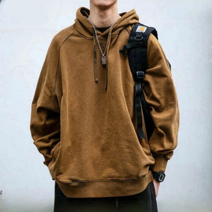 Trendy High-End Washed Japanese Hoodie