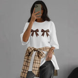 Leopard Print Bow Russian Girl T-Shirt