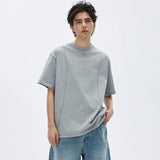 Elevated Solid Color Loose Short Sleeve T-Shirt