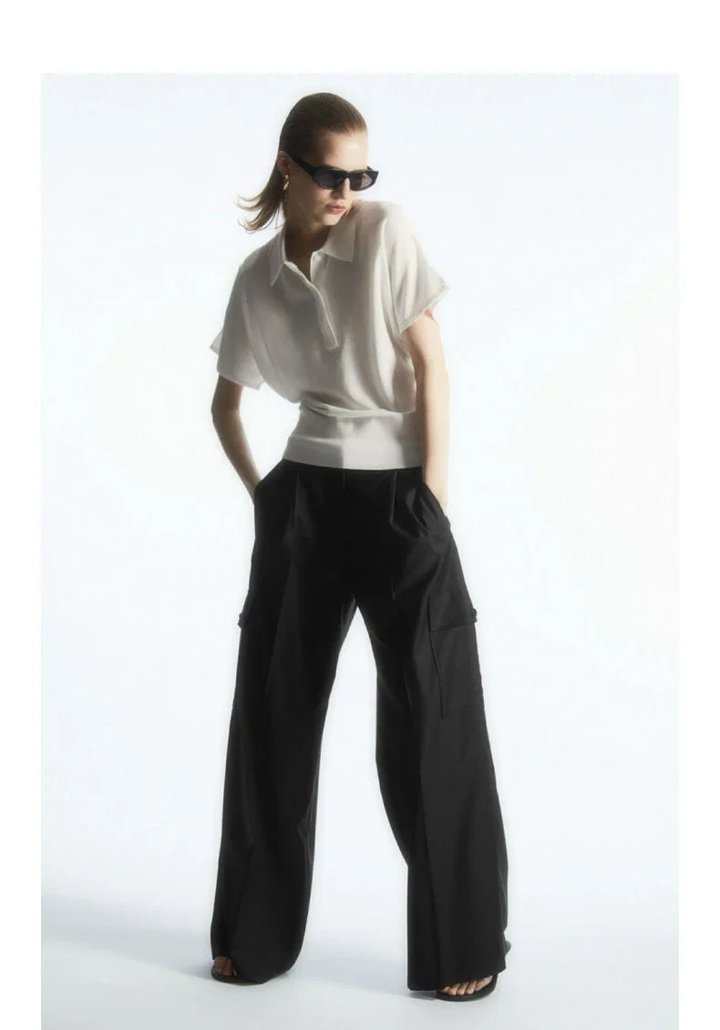 Ethereal New Style Casual Batsleeve Polo T-Shirt