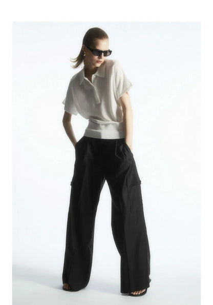Ethereal New Style Casual Batsleeve Polo T-Shirt