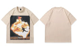 Graphic Printed Oversized Hip Hop Cotton T-Shirt