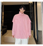 Versatile Oversize Plaid Casual Retro Shirt