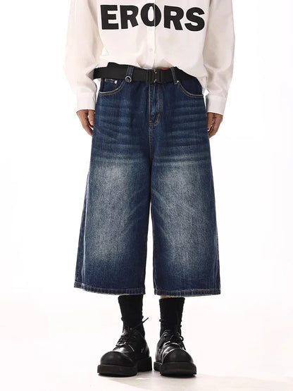 Men Summer Blue Cleanfit Denim Jorts