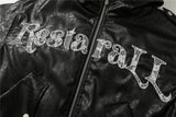 Winter Thick Warm Fur-Collar Parka Leather Jacket